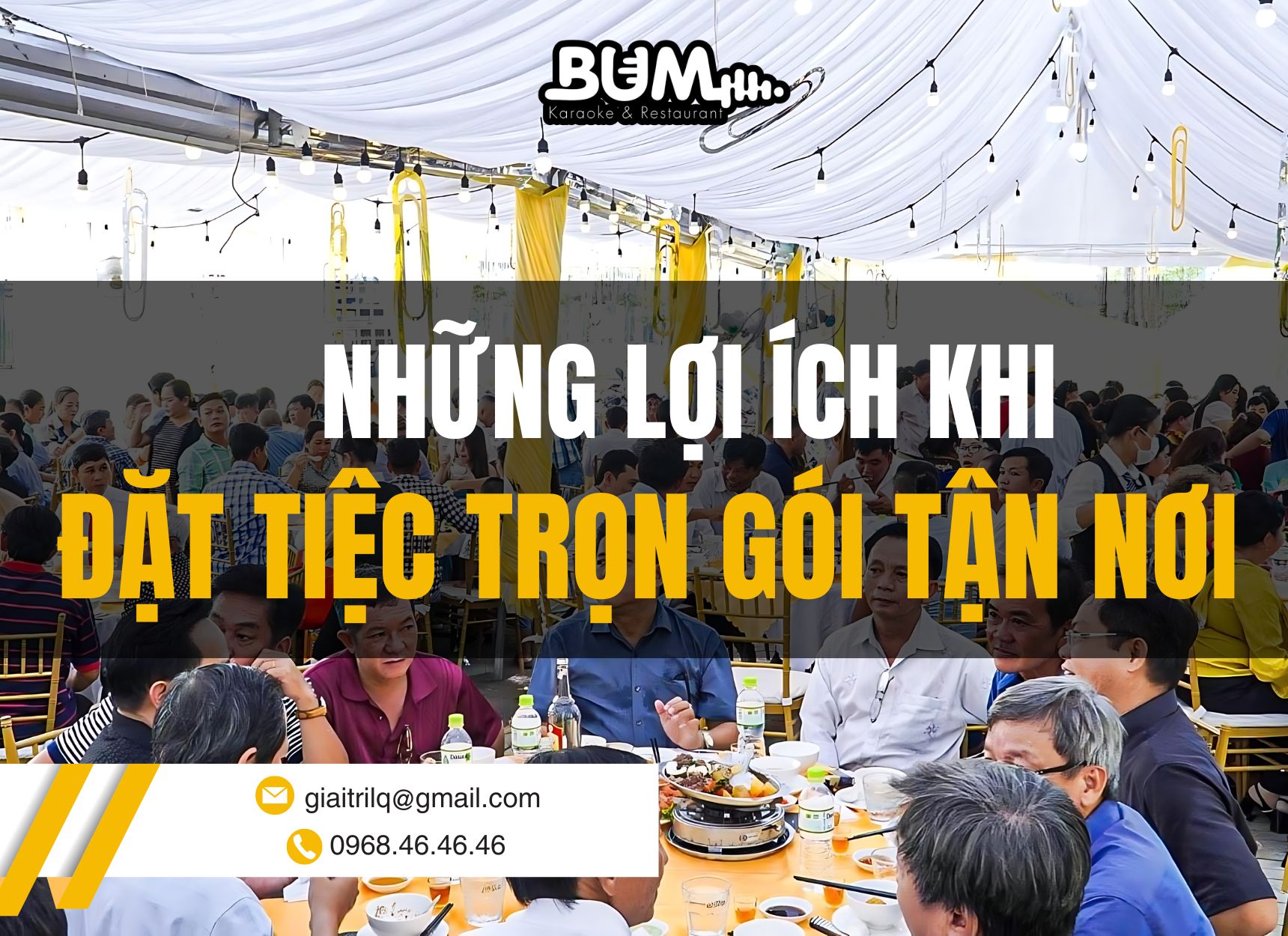 5 lợi ích khi đặt tiệc trọn gói tận nơi